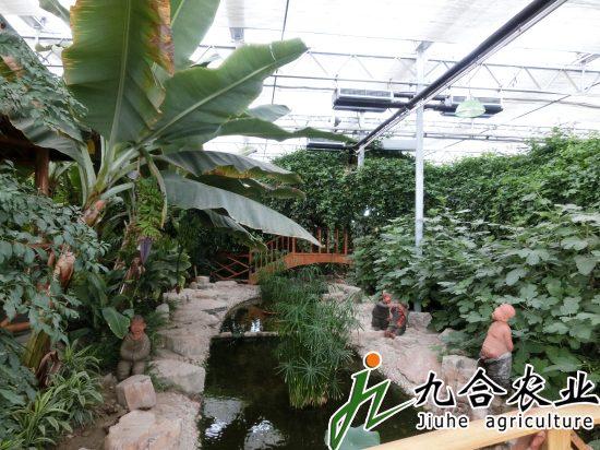 天津天羽翔生態(tài)園（陽光板智能連棟溫室）