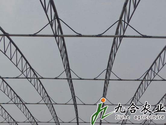 全鋼架無(wú)立柱土墻體冬暖日光溫室